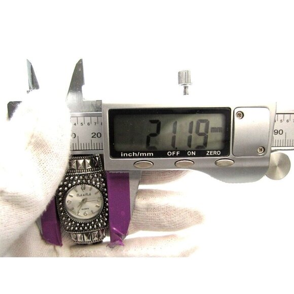 Women Peck & Peck Quartz WR Analog 21mm Round Bangle Watch (H52) "New Battery" - Picture 2 of 9